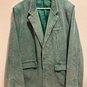 ODDY Teal / Green Corduroy Jacket / Blazer